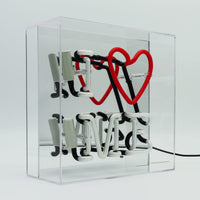'I Love Me' Glass Neon Sign - Locomocean Ltd