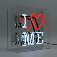 'I Love Me' Glass Neon Sign - Locomocean Ltd