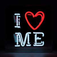 'I Love Me' Glass Neon Sign - Locomocean Ltd