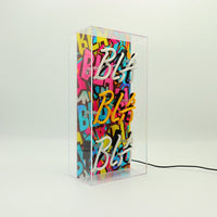 'Bla Bla Bla' Glass Neon Sign - Locomocean Ltd