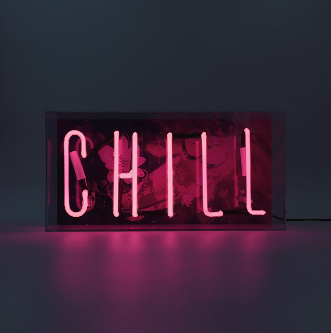 'Chill' Glass Neon Sign - Locomocean Ltd
