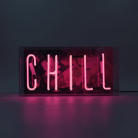 'Chill' Glass Neon Sign - Locomocean Ltd