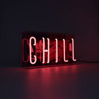 'Chill' Glass Neon Sign - Locomocean Ltd