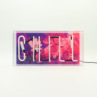 'Chill' Glass Neon Sign - Locomocean Ltd