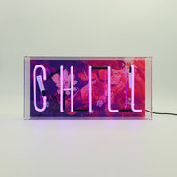 'Chill' Glass Neon Sign - Locomocean Ltd