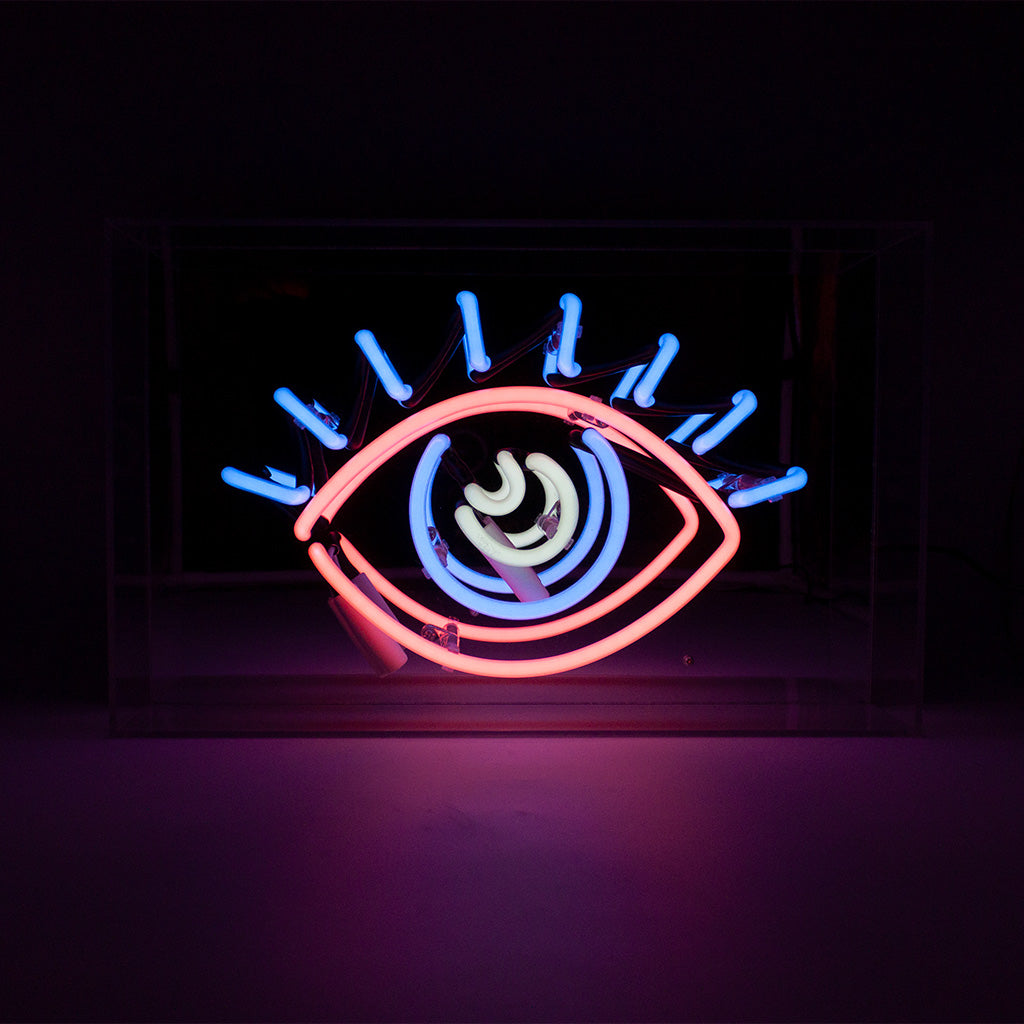 'EYE' Glass Neon Sign - Locomocean Ltd