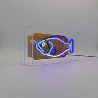 'Trophy Fish' Glass Neon Sign - Locomocean Ltd