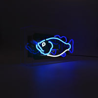 'Trophy Fish' Glass Neon Sign - Locomocean Ltd