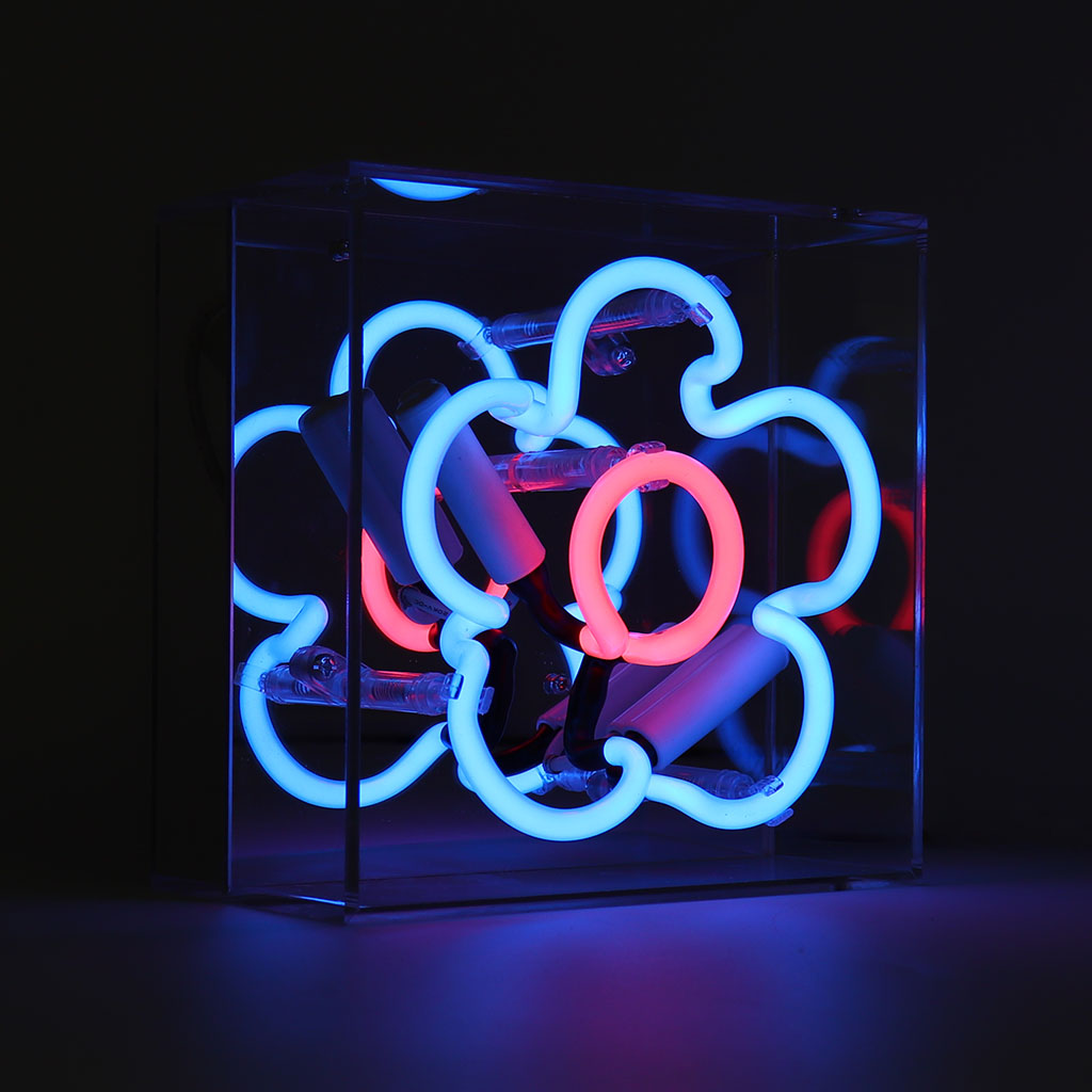 'Daisy' Mini Glass Neon Sign - Locomocean Ltd