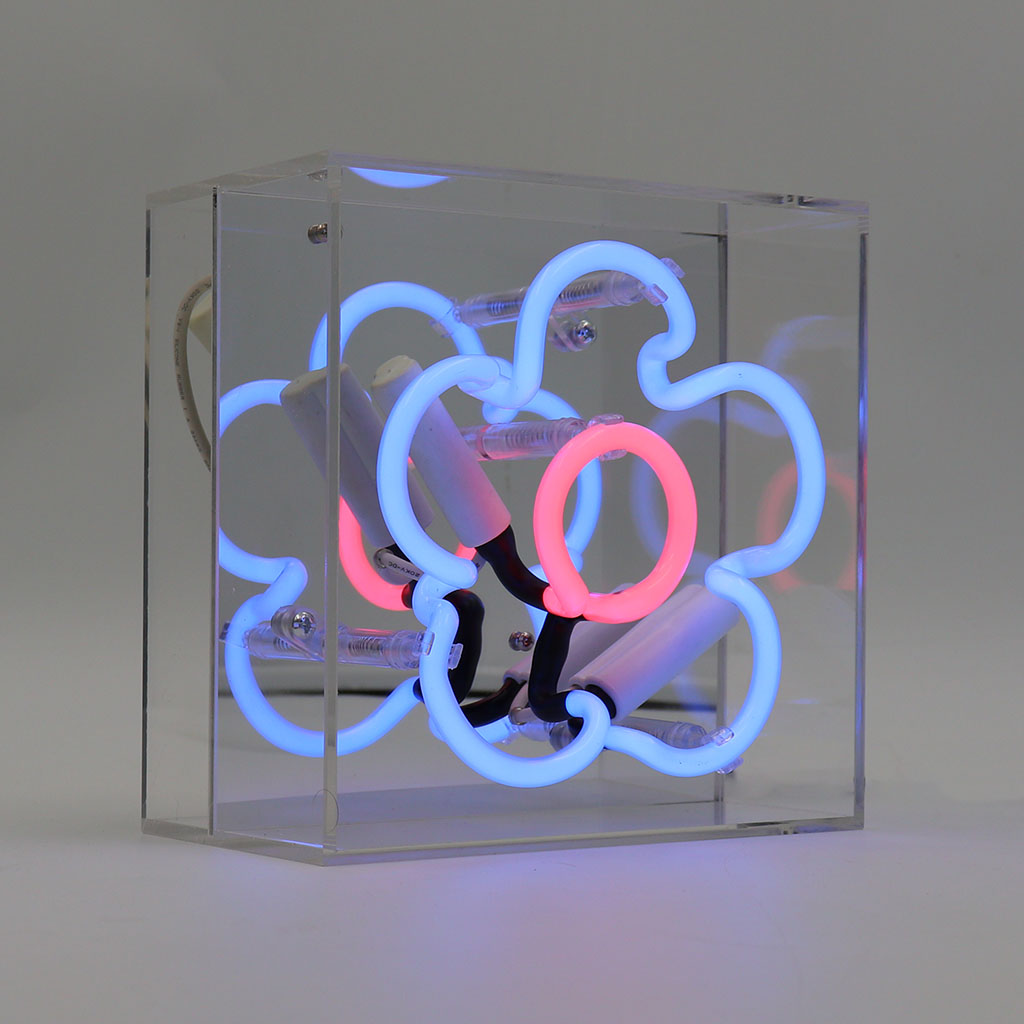 'Daisy' Mini Glass Neon Sign - Locomocean Ltd