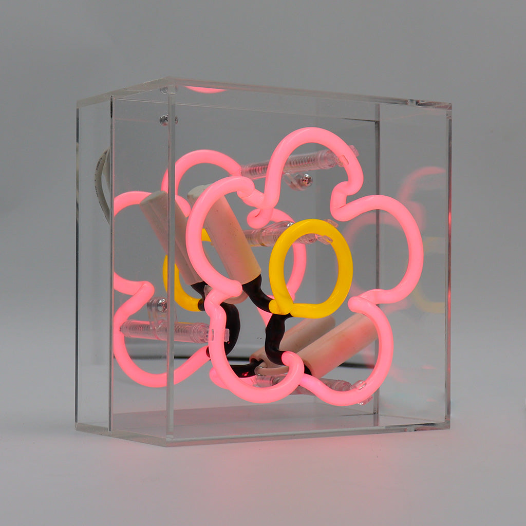 'Daisy' Mini Glass Neon Sign - Locomocean Ltd