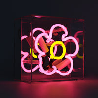 'Daisy' Mini Glass Neon Sign - Locomocean Ltd