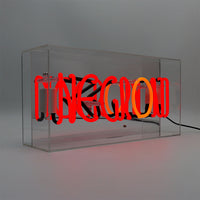 'Negroni' Glass Neon Sign - Locomocean Ltd