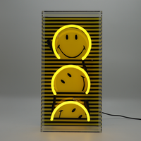 Rise and Shine: The Original Smiley Acrylic Box Glass Neon
