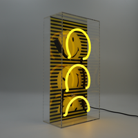 Rise and Shine: The Original Smiley Acrylic Box Glass Neon