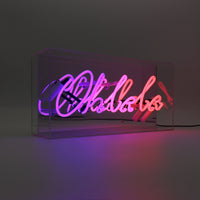 'Oh La La' Glass Neon Box Sign - Locomocean Ltd