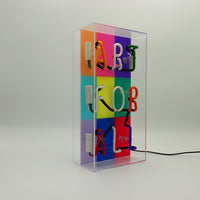 'Art For All' Glass Neon Sign - Locomocean Ltd