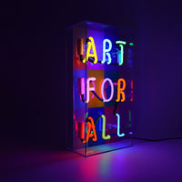 'Art For All' Glass Neon Sign - Locomocean Ltd