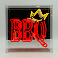 'BBQ King' Glass neon Sign - Locomocean Ltd