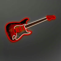 'Electric Guitar' Neon LED Sign - Wall Mounted - Locomocean Ltd