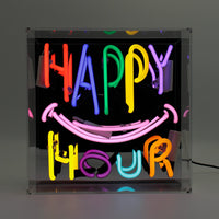 'Happy Hour' Glass neon Sign - Locomocean Ltd