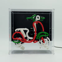 'Scooter' Glass neon Sign - Locomocean Ltd