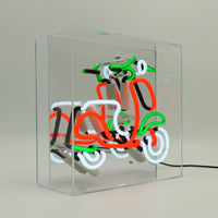 'Scooter' Glass neon Sign - Locomocean Ltd