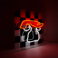 'Lobster Telephone' Glass Neon Box Sign - Locomocean Ltd