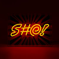 'S#@!' Large Glass Neon Box Sign - Locomocean Ltd