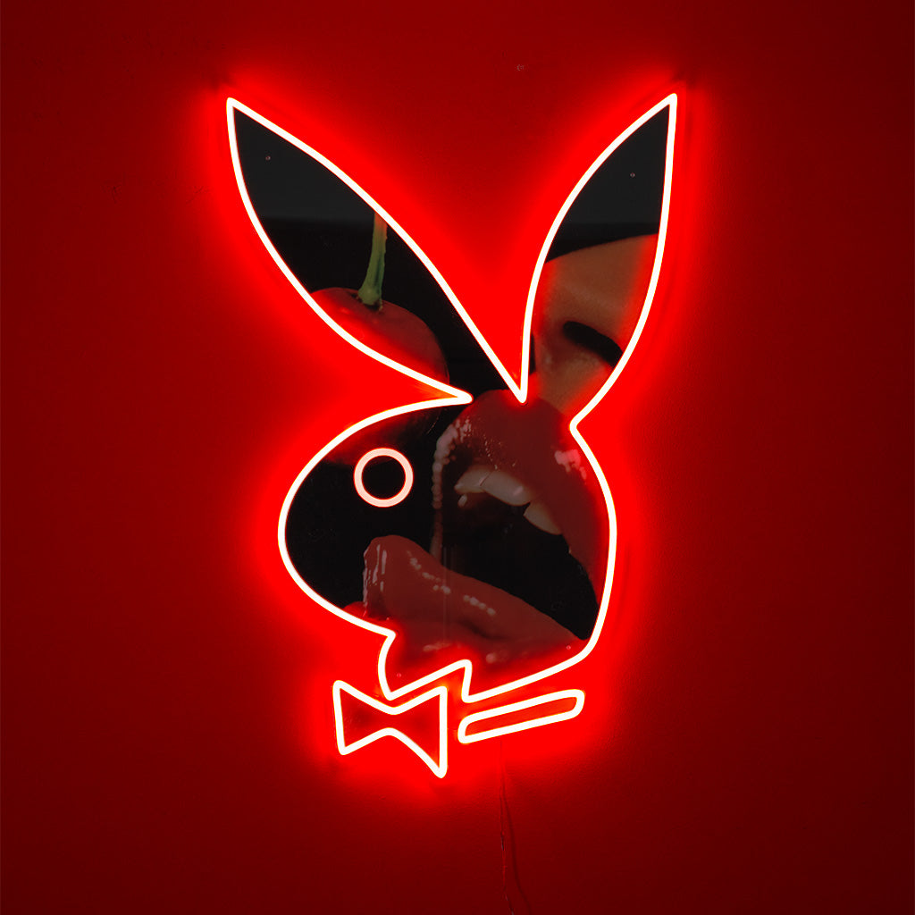 Playboy X Locomocean - Cherry Playboy Bunny LED Wall Mountable Neon - Locomocean Ltd