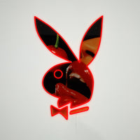 Playboy X Locomocean - Cherry Playboy Bunny LED Wall Mountable Neon - Locomocean Ltd