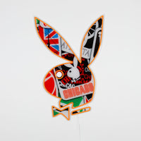 Playboy X Locomocean - Disco Bunny - Glass Neon Box Sign (Pre-Order) - Locomocean Ltd