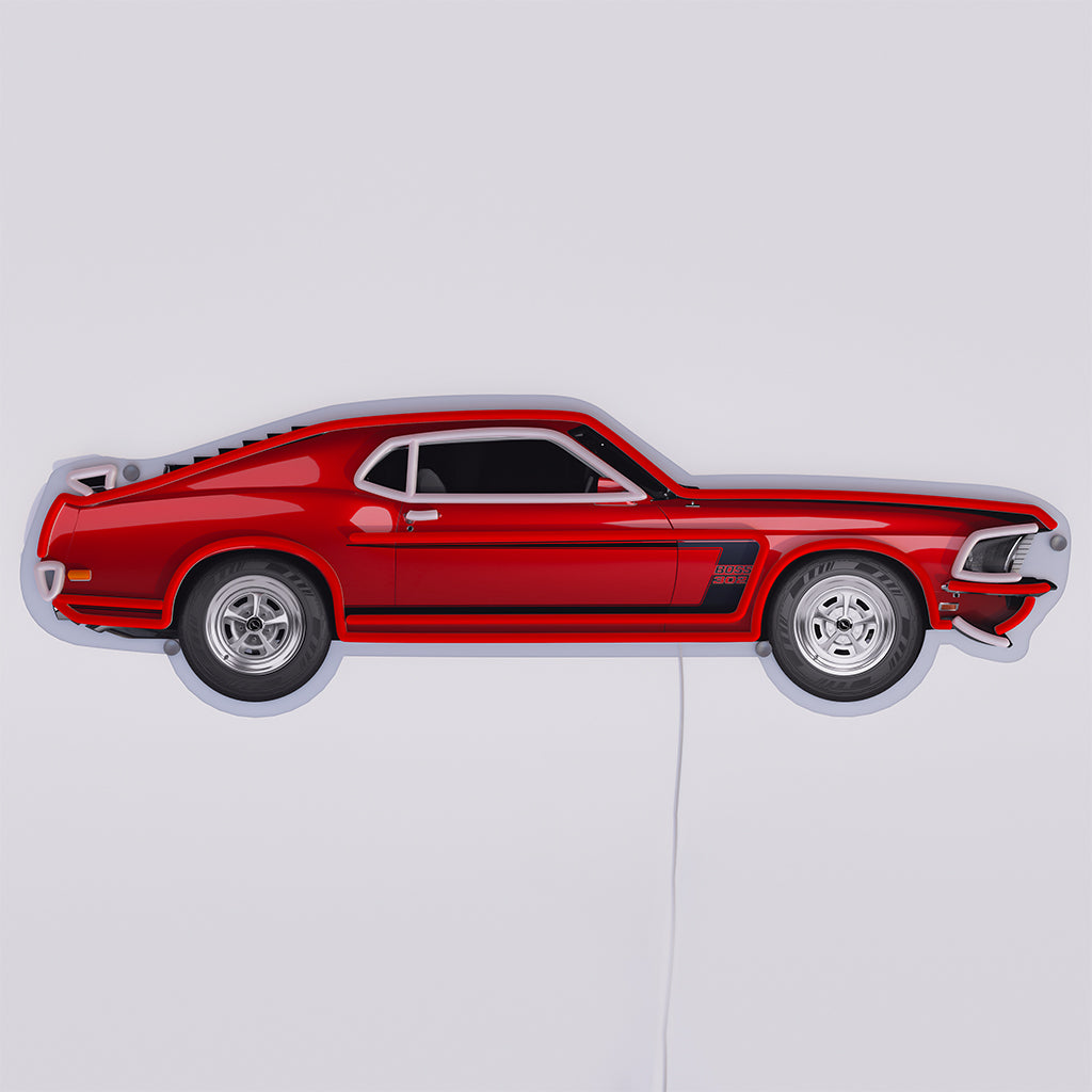 American Muscle Car Neon LED Sign - Wall Mounted - Locomocean Ltd