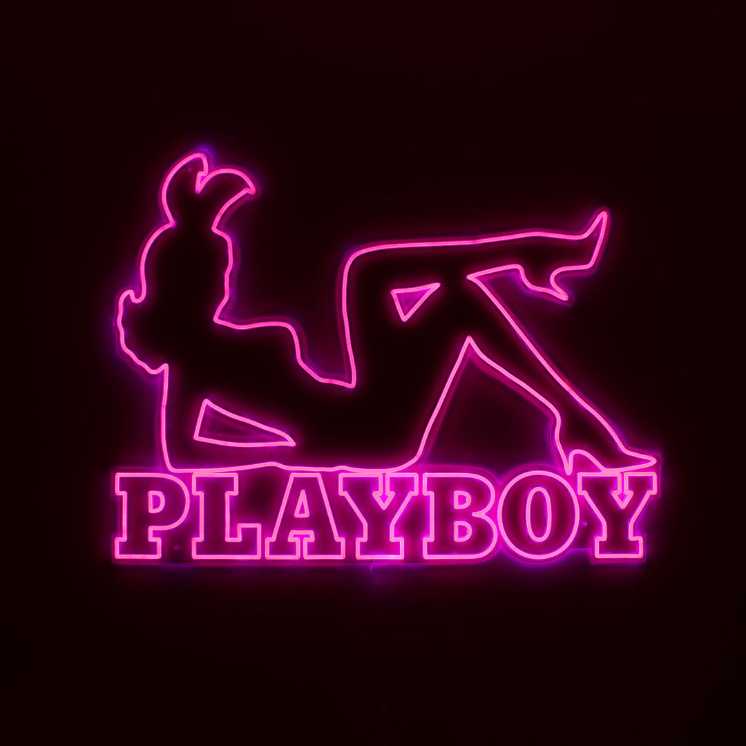 Playboy X Locomocean - Collage Playboy Bunny LED Wall Mountable Neon (