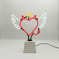 Angel - Devil: Ceramic Base Glass Neon