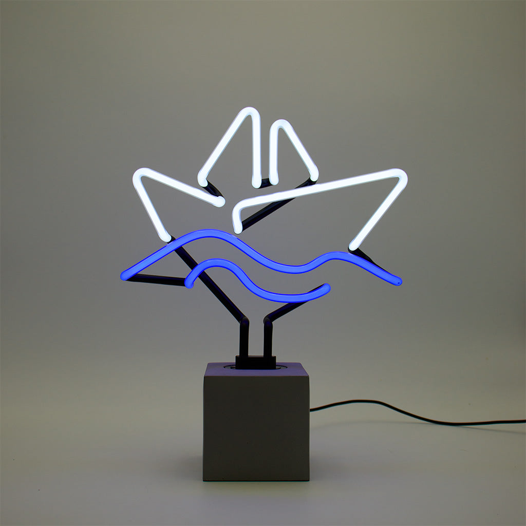 Neon 'Boat' Sign - Locomocean Ltd