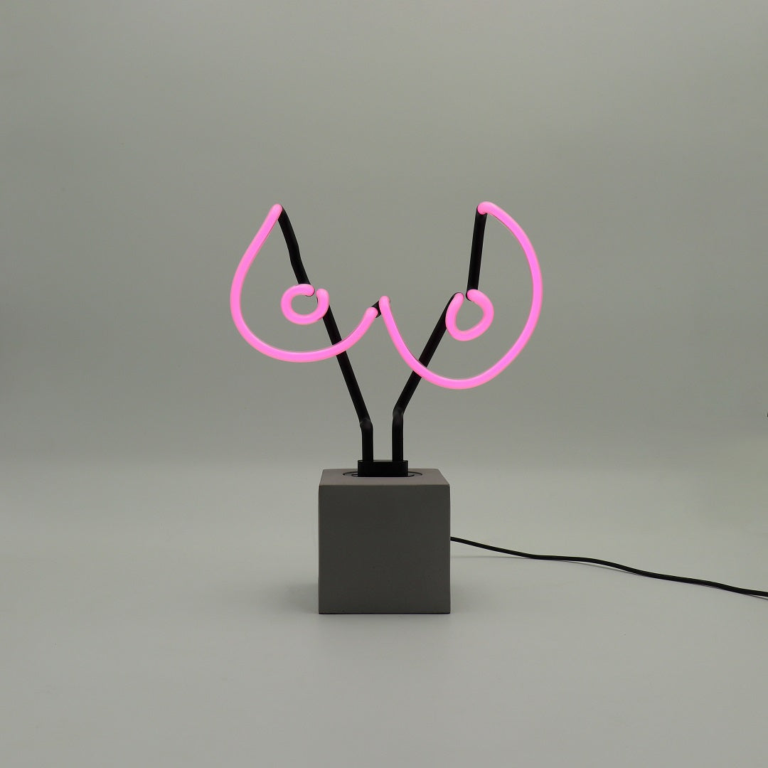 Neon 'Boobs' Sign - Locomocean Ltd