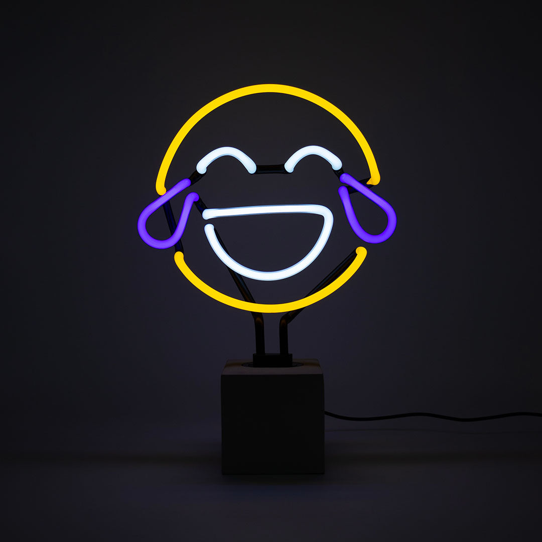 Neon 'Laugh Emoji' Sign - Locomocean Ltd