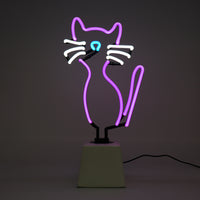 Cat: Ceramic Base Glass Neon