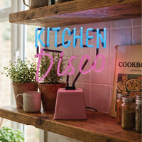Kitchen Disco: Ceramic Base Glass Neon