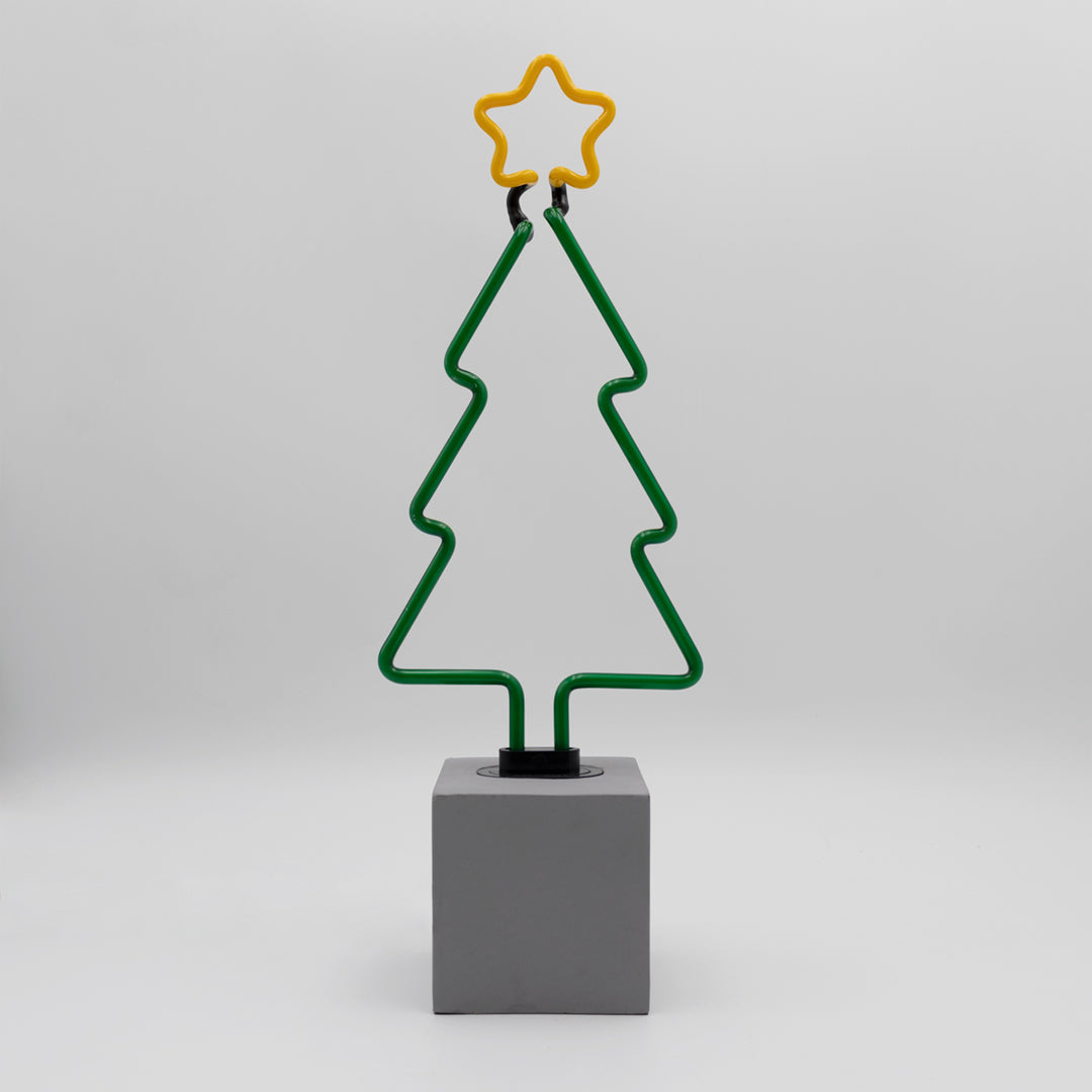 Replacement Glass (GLASS ONLY) - Neon 'Christmas Tree' Sign - Locomocean Ltd
