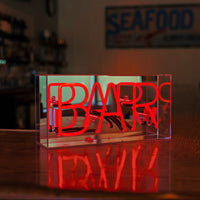 'Bar' Glass Neon Sign - RED - Locomocean Ltd