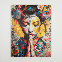 Geisha: LED Neon Canvas
