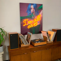 Playboy X Locomocean - I'm All Ears - LED Neon Painting - Locomocean Ltd