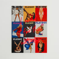 Playboy X Locomocean - 'I Read It For The Articles' - Cover Collage (LED Neon) - Locomocean Ltd
