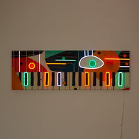 Piano - Wall Painting (LED Neon) - Locomocean Ltd