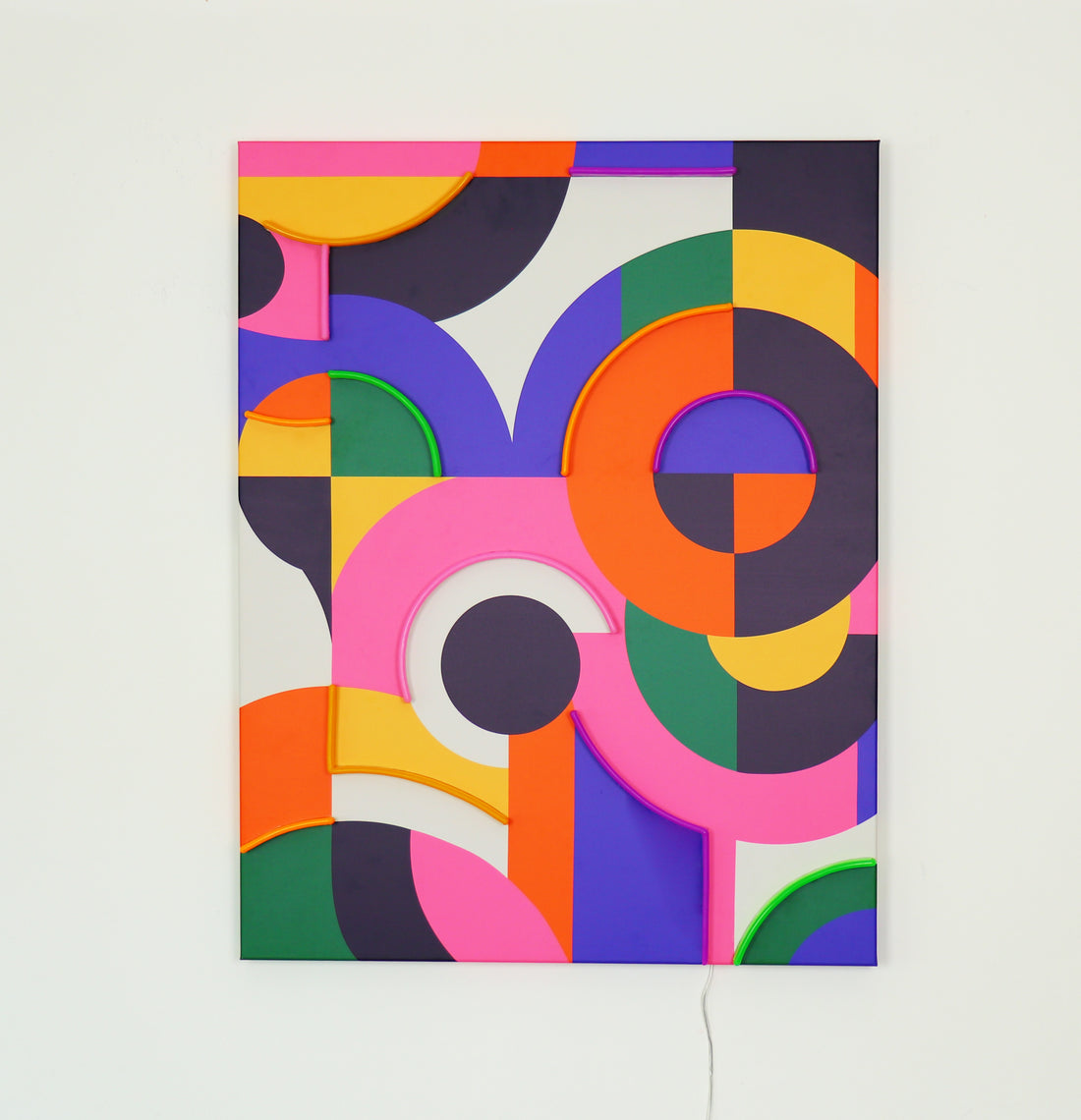 Abstract - Wall Painting (LED Neon) - Locomocean Ltd