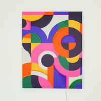 Abstract - Wall Painting (LED Neon) - Locomocean Ltd