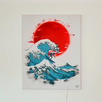 Surfer: LED Neon Painting