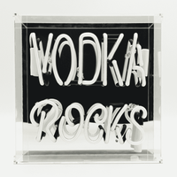 'Vodka Rocks' Glass neon Sign - Locomocean Ltd